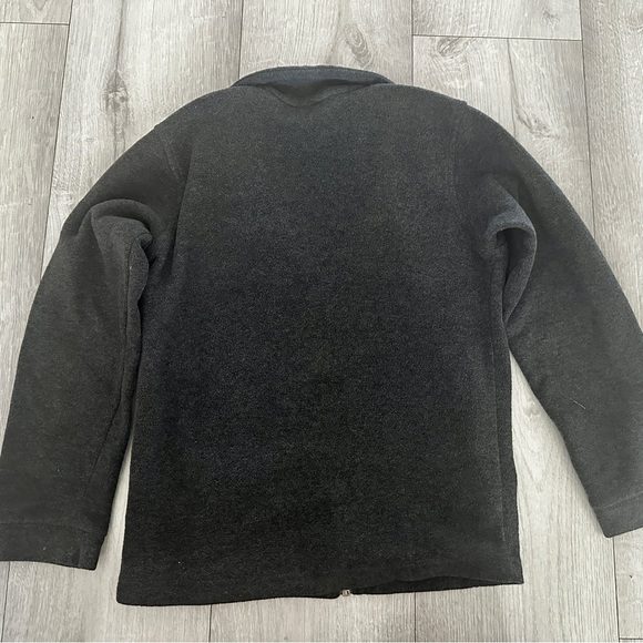 Boys Columbia Fleece Jacket - Gray size 8 - Picture 3 of 3